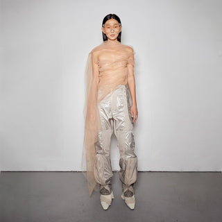 Check Pants - Warm Grey