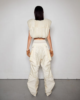 Check Pants - Cream