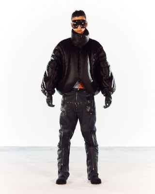 ION SHORT PUFFER - BLACK