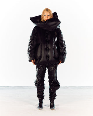HYDRA LONG PUFFER - BLACK
