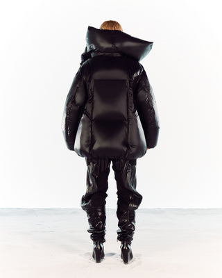HYDRA LONG PUFFER - BLACK