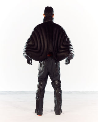 ION SHORT PUFFER - BLACK
