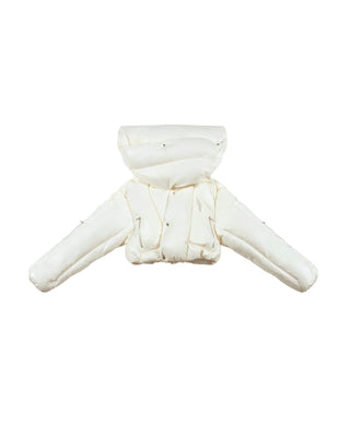 HYDRA SHORT PUFFER - CREAM