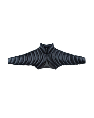 ION CROP PUFFER - BLACK