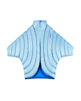 ION LONG PUFFER - ICE BLUE