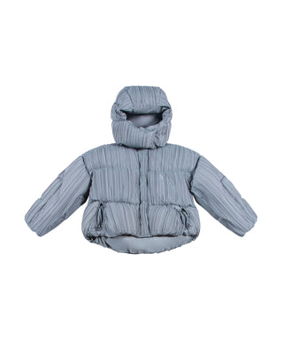 MEDA PLEATED PUFFER - GREY