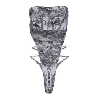 IZZY TIE ME UP BODYSUIT - CAMO-MILI