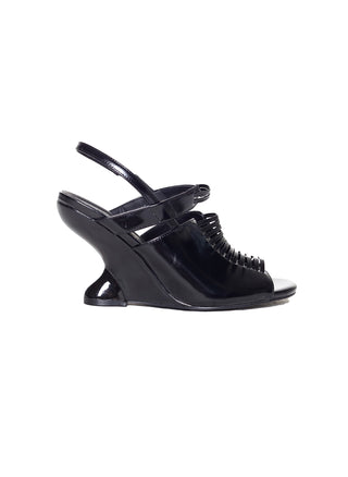 HOVER HEEL - BLACK LEATHER
