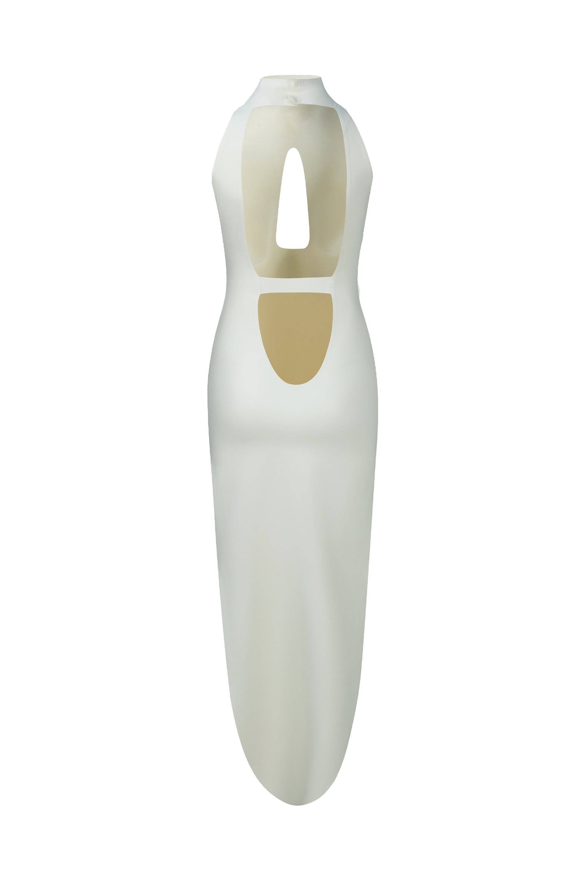 Latex Siren Dress White