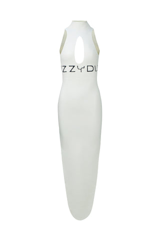 Latex Siren Dress Metallic Black