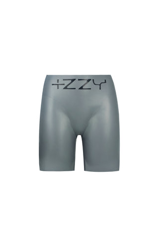 Latex Suction High-Waisted Shorts Titanium