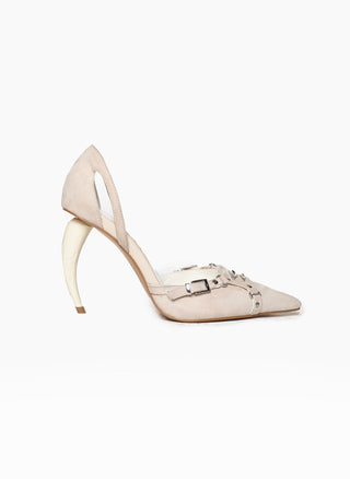 RAZE LOGO HEEL - ARQ2 - SAND SUEDE